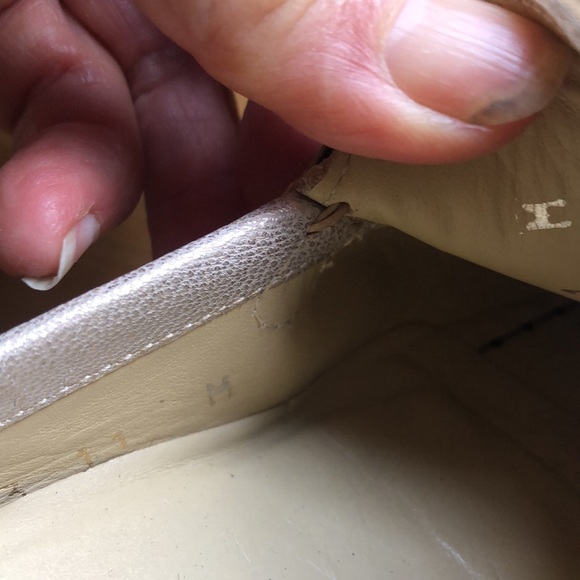 Stuart Weitzman pearl iridescent mule with rhinestones size 10 - Picture 8 of 9